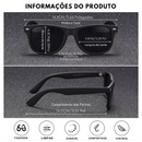 Óculos de Sol Quadrado Feminino Clássico 4