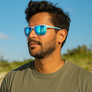 Óculos de Sol Masculino Quadrado Polarizado 4