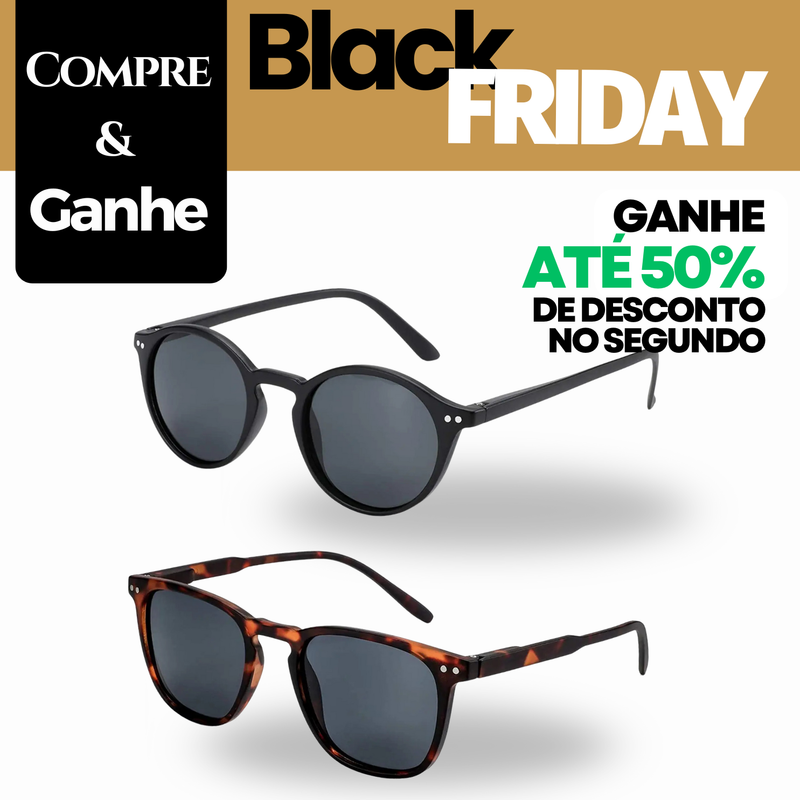 Óculos de Sol Premium Duplo – Edição Black Friday 4