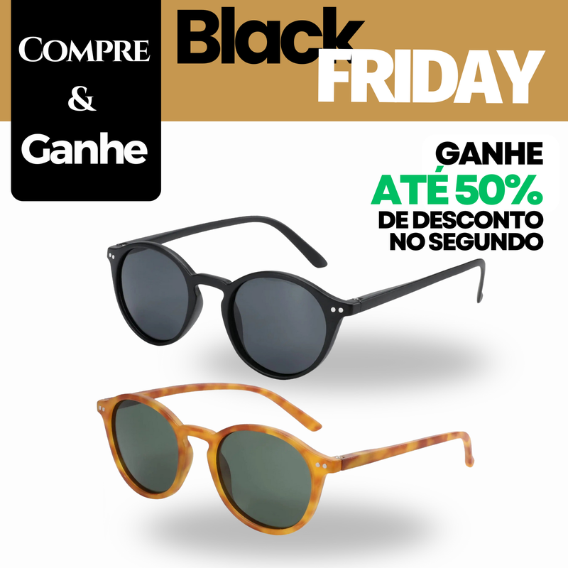 Óculos de Sol Premium Duplo – Edição Black Friday 6