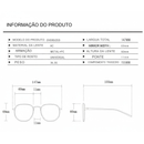 Óculos de Sol Feminino Oversized Premium