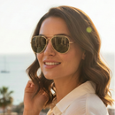 Oculos de Sol Aviador Feminino Polarizado 