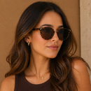 Oculos de Sol Feminino Redondo