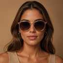 Oculos de Sol Feminino Redondo Tea 1