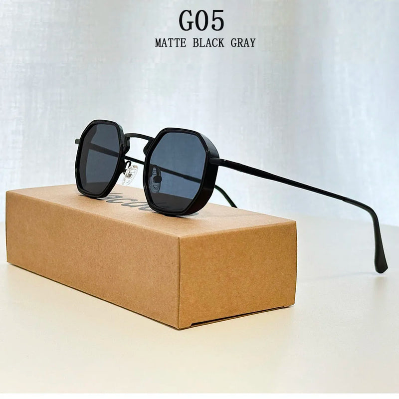 Oculos de Sol Masculino Redondo Steampunk1