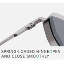 Óculos de Sol Masculino Redondo Steampunk