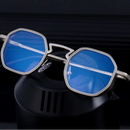 Óculos de Sol Masculino Redondo Steampunk