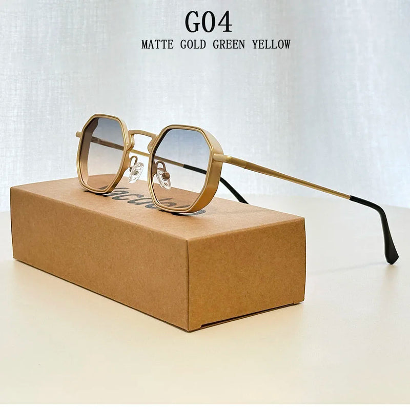 Oculos de Sol Masculino Redondo Steampunk1