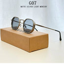 Óculos de Sol Masculino Redondo Steampunk