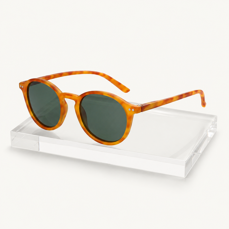 Óculos de Sol Feminino Redondo  UV400 2