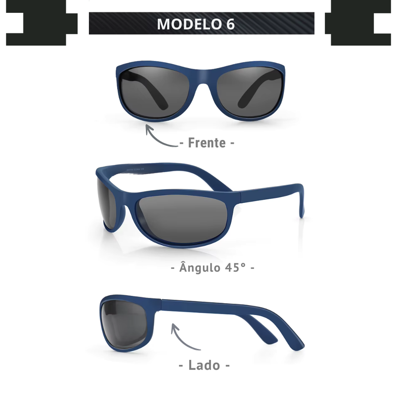 Óculos de Sol Esportivos TR-90 Masculino