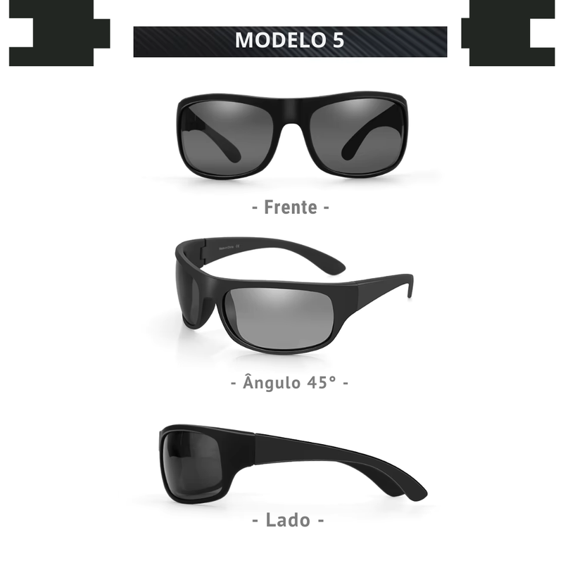 Óculos de Sol Esportivos TR-90 Masculino