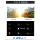 Óculos de Sol Esportivos TR-90 Masculino