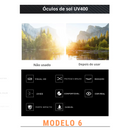 Óculos de Sol Esportivos TR-90 Masculino