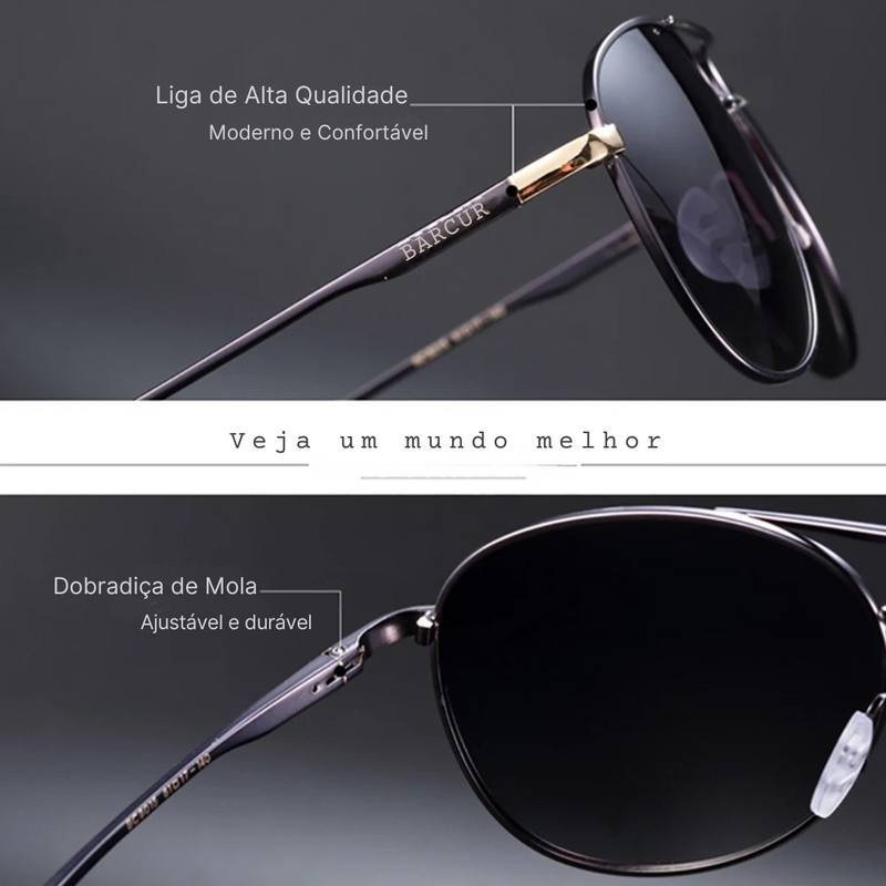 Óculos de Sol Feminino Aviador