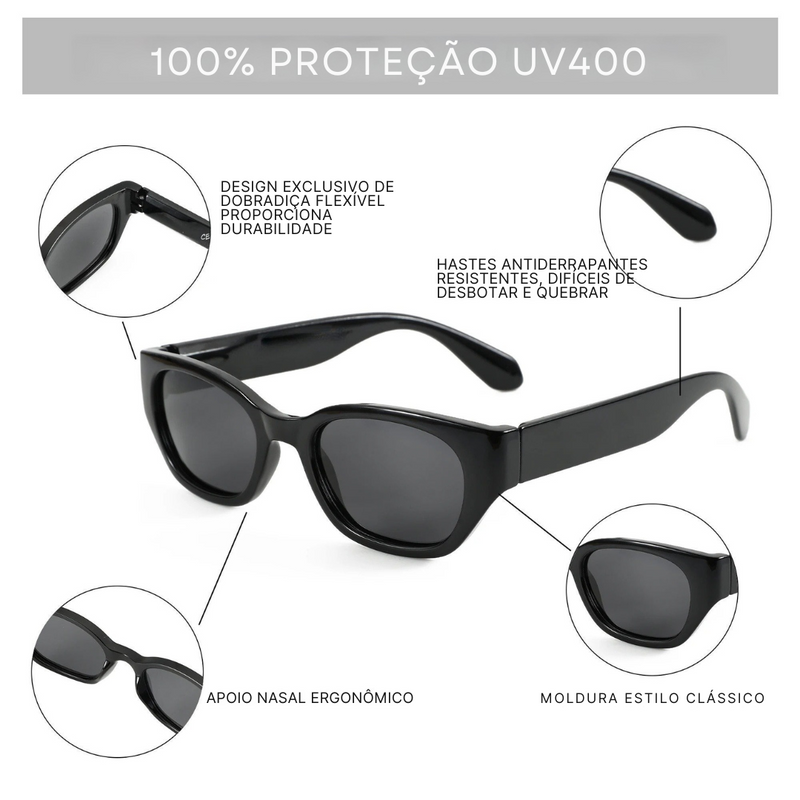 Óculos de Sol Feminino Gatinho