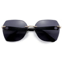 Óculos de Sol Feminino Quadrado Sem Aro