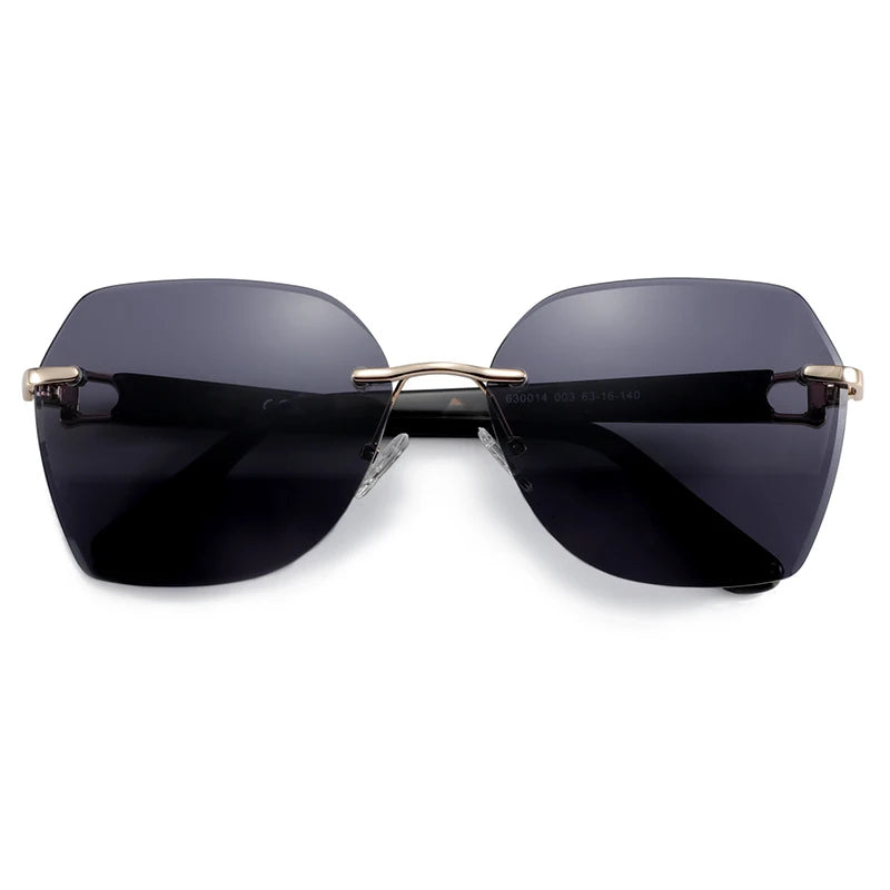 Óculos de Sol Feminino Quadrado Sem Aro