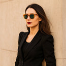 Óculos de Sol Feminino Redondo  UV400