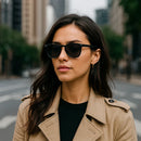 Óculos de Sol Feminino Redondo  UV400