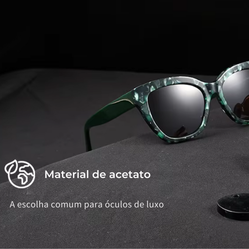 Óculos de Sol Gatinho Feminino Acetato