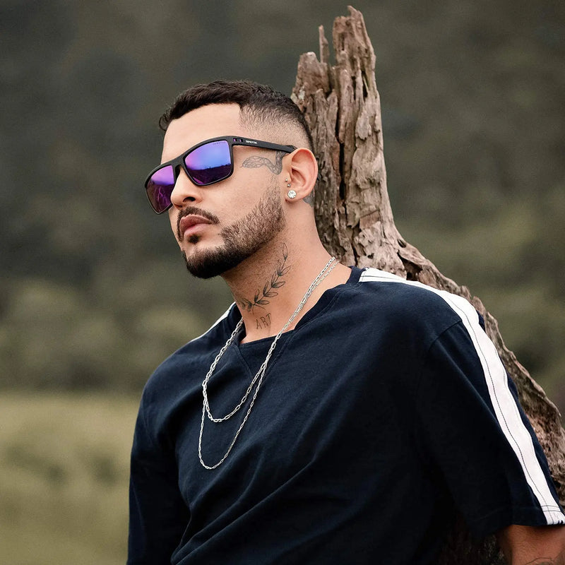 Óculos de Sol Masculino Quadrado Polarizado