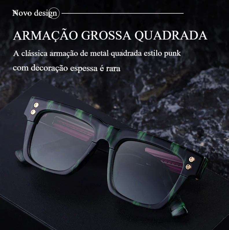 Óculos de Sol Masculino Quadrado Vysen BlackGold