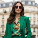 Óculos de Sol Quadrado Feminino Acetato