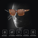 Óculos de Sol Quadrado Feminino eco-friendly