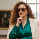 Óculos de Sol Quadrado Feminino eco-friendly