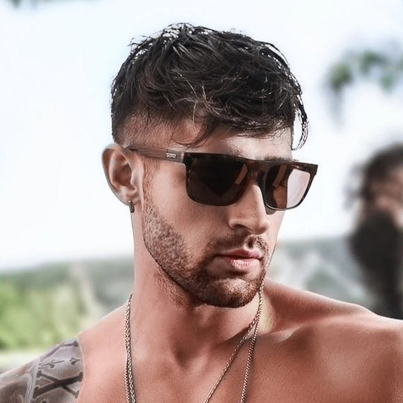 Óculos de Sol Quadrado Masculino