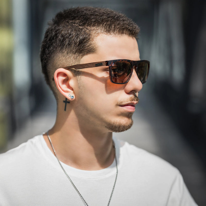 Óculos de Sol Quadrado Masculino h4