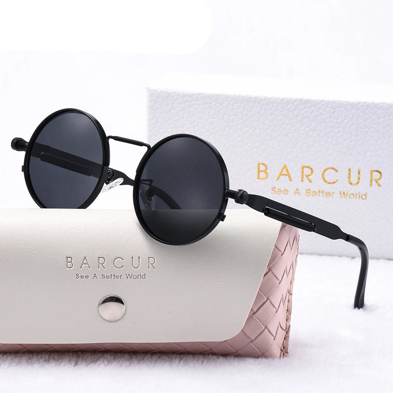 Óculos de Sol Redondo Feminino Fotocromático