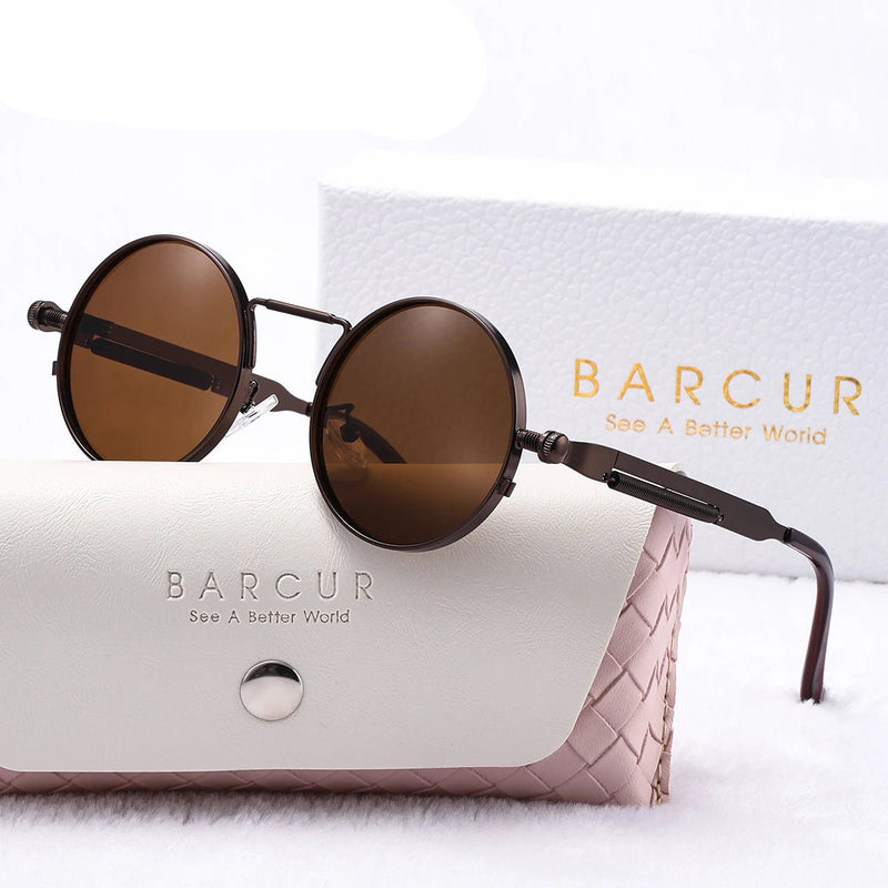 Óculos de Sol Redondo Feminino Fotocromático