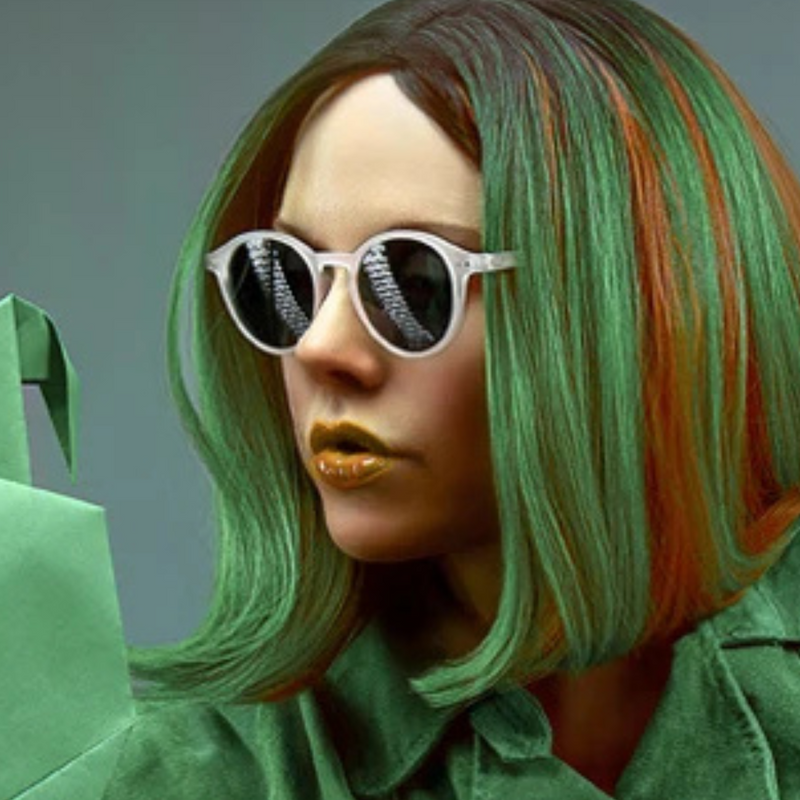 Óculos de Sol Redondo Unissex