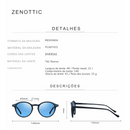 Óculos de Sol Redondo Unissex