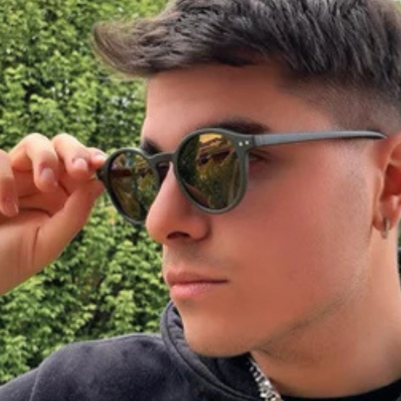 Óculos de Sol Redondo Unissex