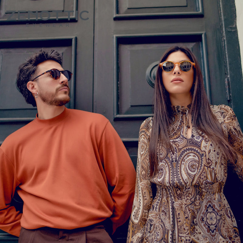 Óculos de Sol Redondo Unissex