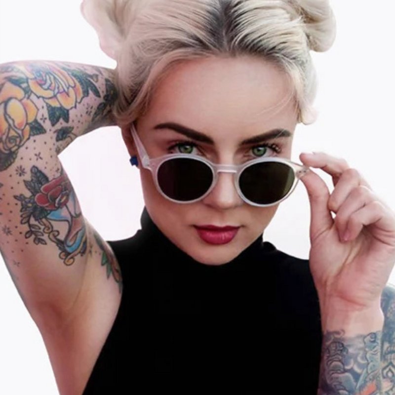 Óculos de Sol Redondo Unissex