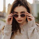 Óculos de Sol Redondo Unissex