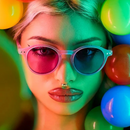 Óculos de Sol Redondo Unissex