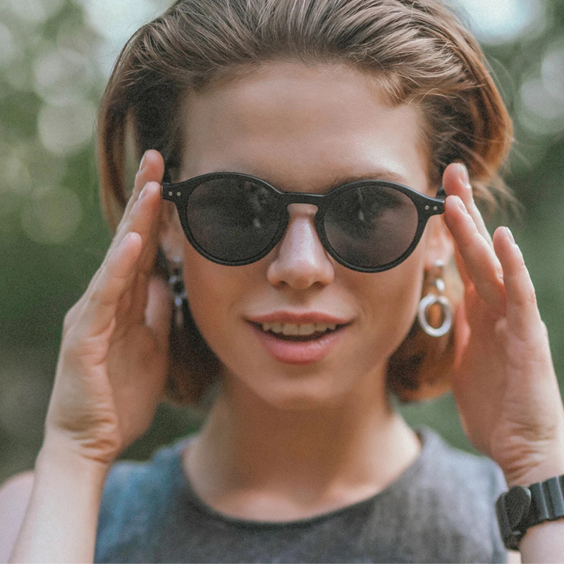 Óculos de Sol Redondo Unissex