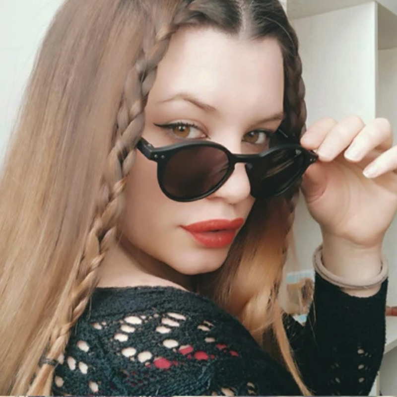 Óculos de Sol Redondo Unissex