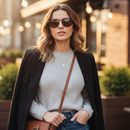 Óculos de Sol Unissex Polarizado Retangular