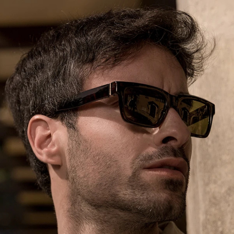 Óculos de Sol Unissex Retangular UV400 3