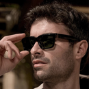 Óculos de Sol Unissex Retangular UV400 4