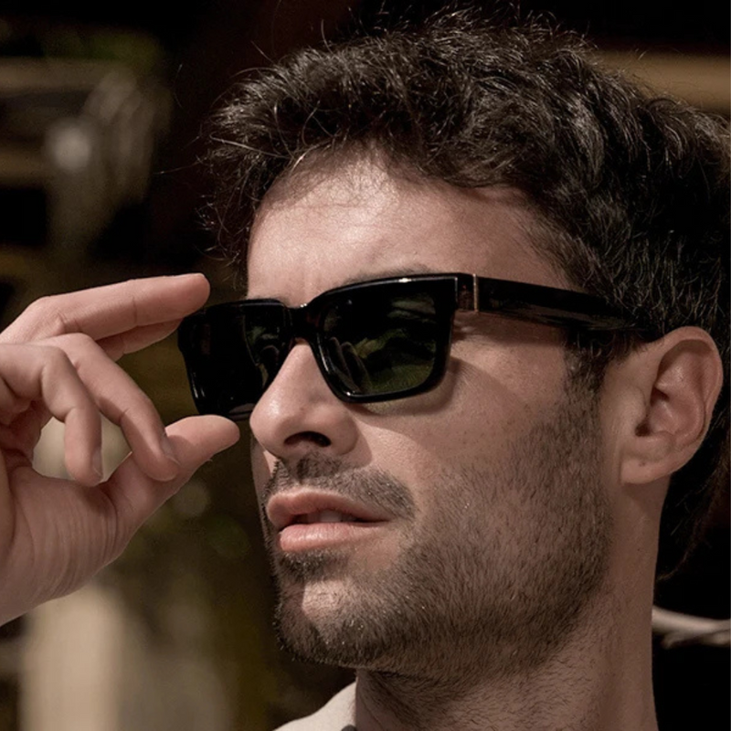 Óculos de Sol Unissex Retangular UV400 4