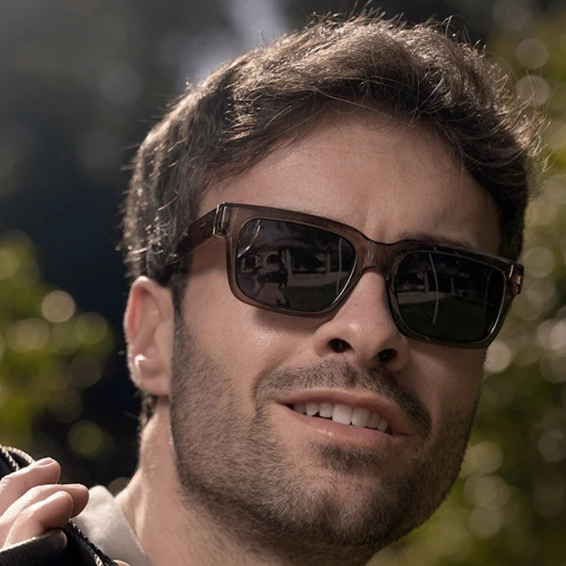 Óculos de Sol Masculino Retangular