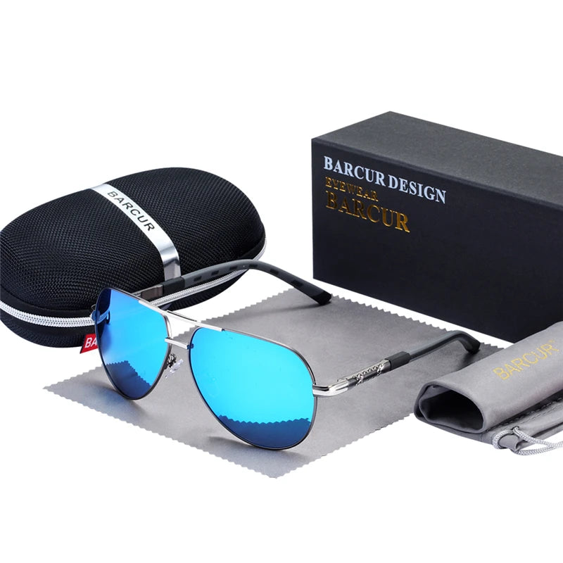 oculos de Sol Aviador Masculino Polarizado UV400   b
