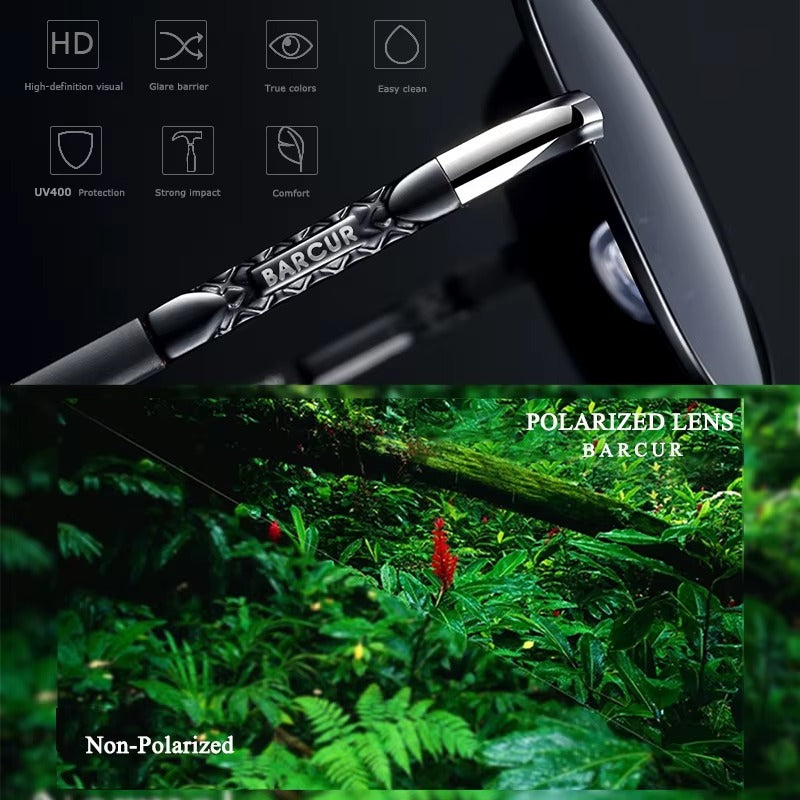 oculos de Sol Aviador Masculino Polarizado UV400   b